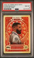 Topps Deco Karim Benzema Artistry PSA 8 NM-MT Real Madrid Legend Sachsen - Taura Vorschau