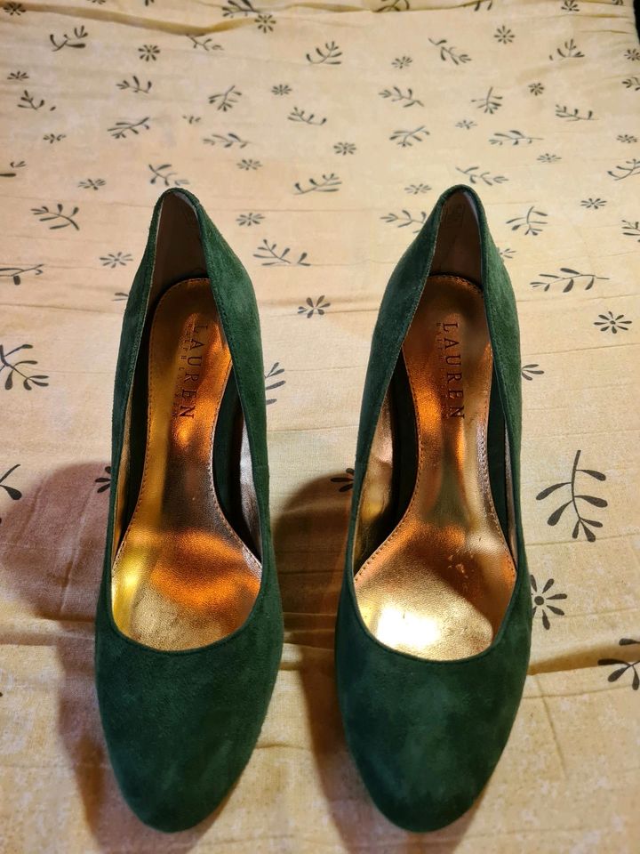 Ralph Lauren Damen Pumps High Heels grün Gr.37 in Pulheim