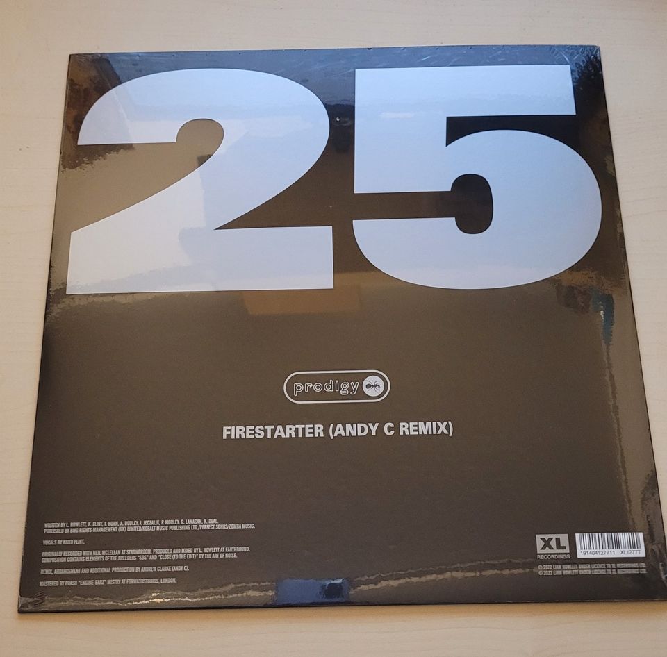 The Prodigy – Firestarter (Andy C Remix) - Limited 12" Vinyl LP in Stuttgart
