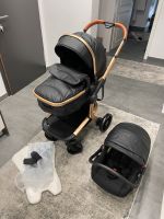 Nagelneuer Kinderwagen PU leder Stuttgart - Mühlhausen Vorschau