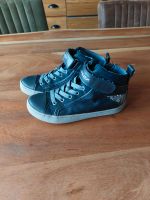 Geox Sneaker Gr. 33 blau Glitzer Nordrhein-Westfalen - Straelen Vorschau