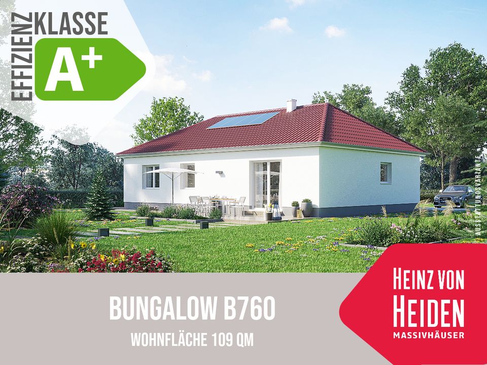 Bungalow B760 - Neubau in Erfurt - Haus mit 109 qm - inkl. PV-Anlage und Lüftungsanlage in Erfurt