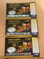 3x 12€ Wertezeichen /Essens-/Biermarke Kr. München - Gräfelfing Vorschau