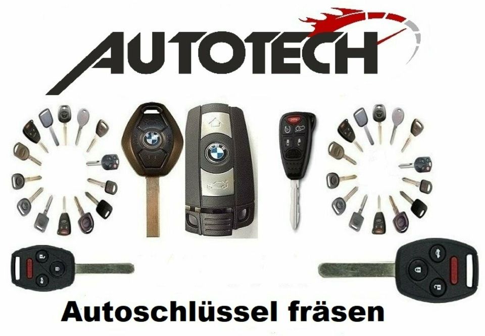 Autoschlüssel fräsen Kfz-Schlüssel BMW Mercedes VW Audi Skoda