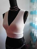 ZARA Gr S Bustier Weiß Top Bauchfrei Figurbetont Sommer Strand Bayern - Bad Kissingen Vorschau