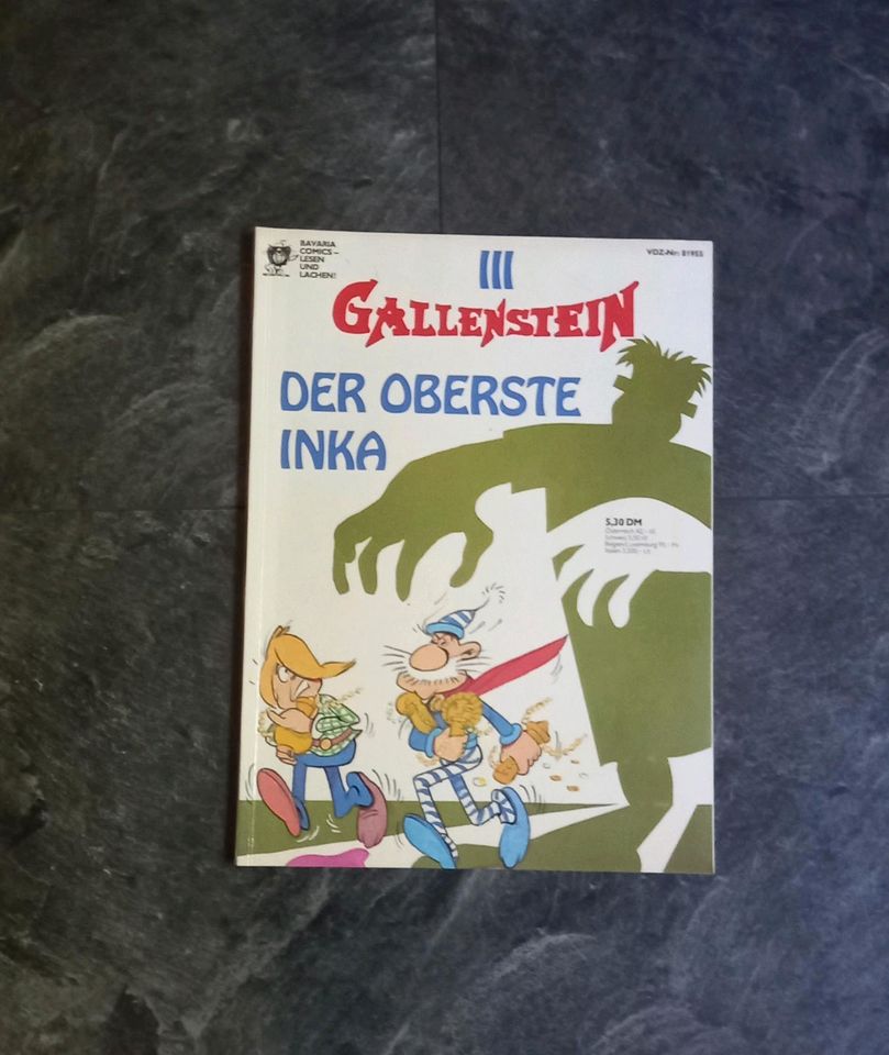 Gallenstein Comicheft Band 3 Bavaria Comic 1982 Der oberste Inka in Neuberend