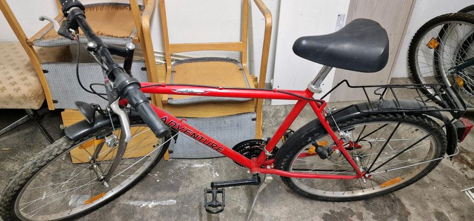 26 ZOLL 21-Gang Mountainbike mit Beleuchtung TOP ZUSTAND WIE NEU in Erfurt