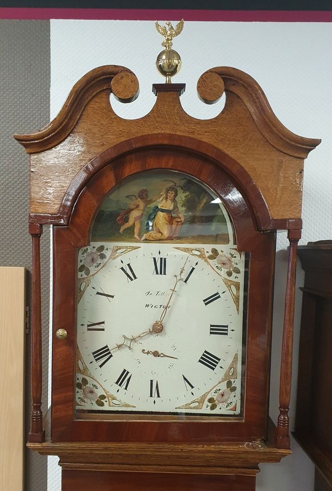 Englische Standuhr Uhr Antik Grandfather Clock ca.1830 in Lindlar