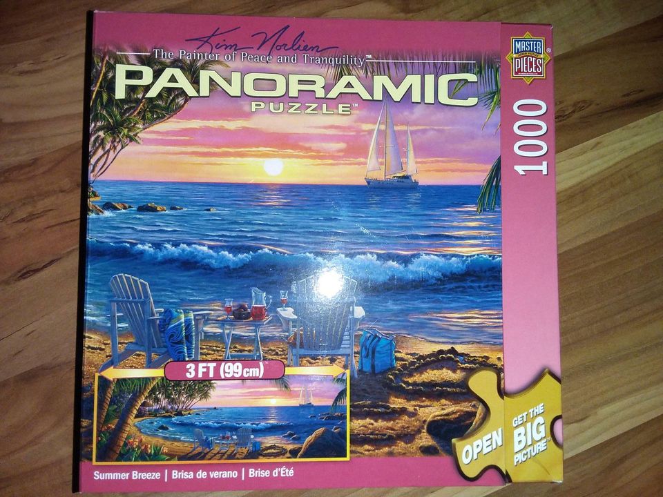 Puzzle 1000Teile Panorama Sommer Landschaftsbild in Vitte