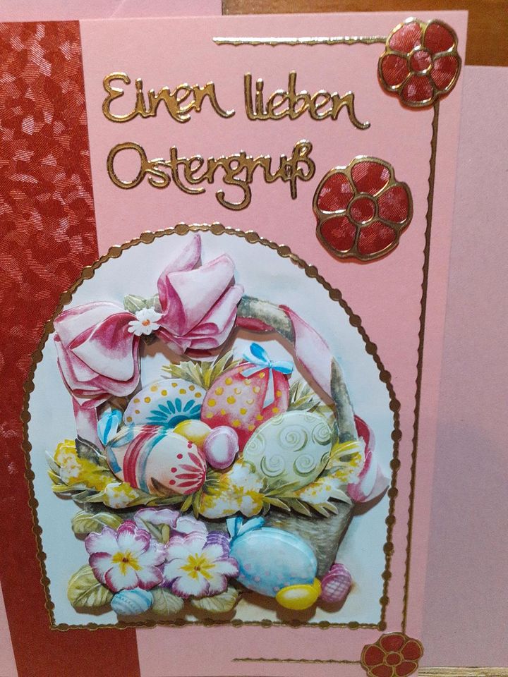 3D-Karte - Einen lieben Ostergruß - Handarbeit - Ostern (Nr.14) in St. Kilian