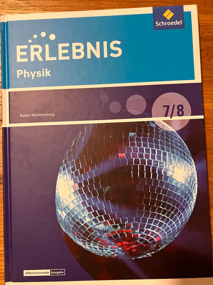 Schroedel Erlebnis Physik BW 7/8 Schulbuch differenziert in Gemmingen