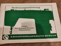 Bedienungsanleitung ideal Nähmaschiene Nordrhein-Westfalen - Gummersbach Vorschau