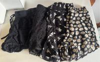 4 Shorts / schwarz + Blumenmuster / GrXS-S / H&M, Monki Saarland - Wadern Vorschau