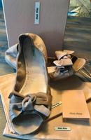 Original Miu Miu by PRADA Ballerina mit großer Schleife Gr. 39,5 Bayern - Wiggensbach Vorschau
