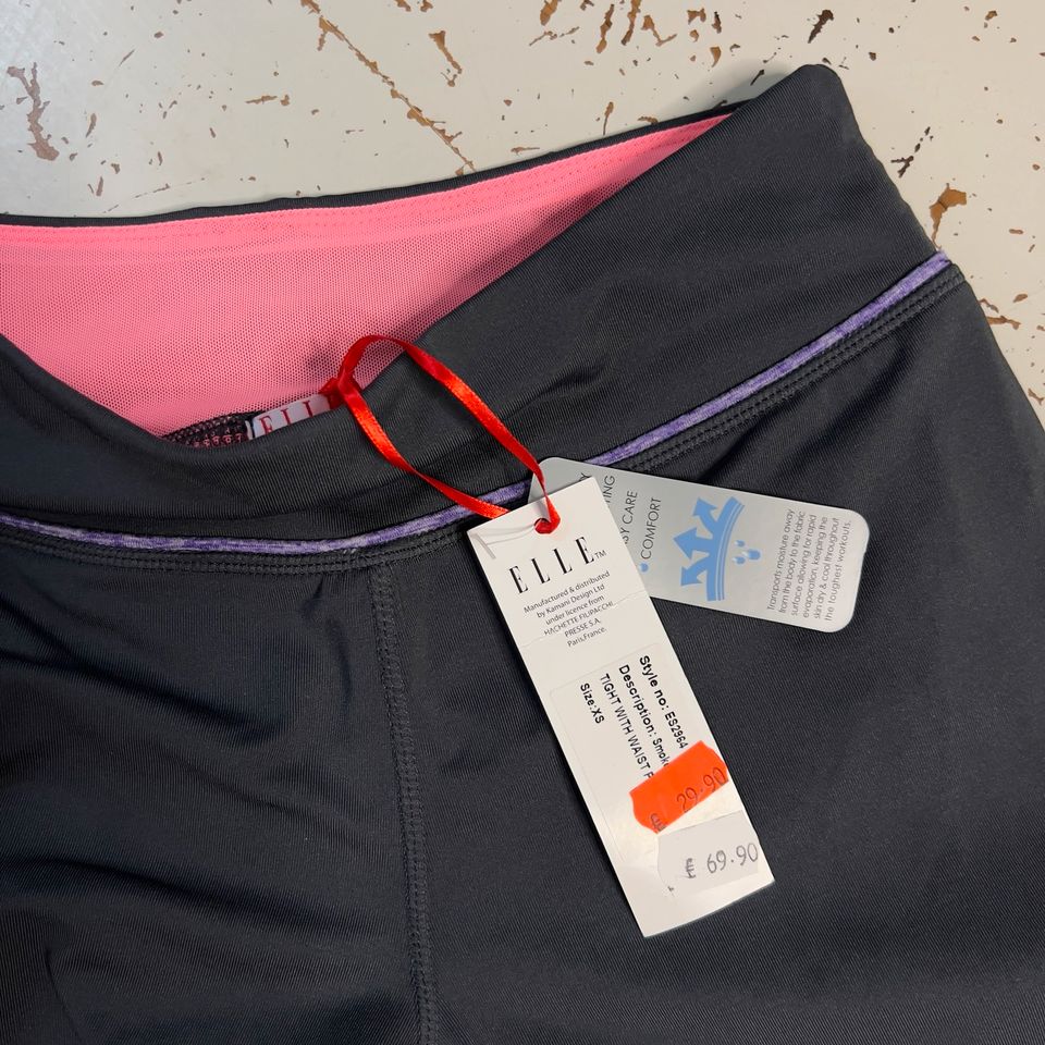 Elle Sport Damen Leggings Neu Gr.XS Grau in Bedburg