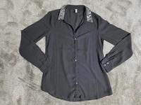 ONLY Bluse Schwarz Transparent Pailletten - Gr. 36 Niedersachsen - Meppen Vorschau