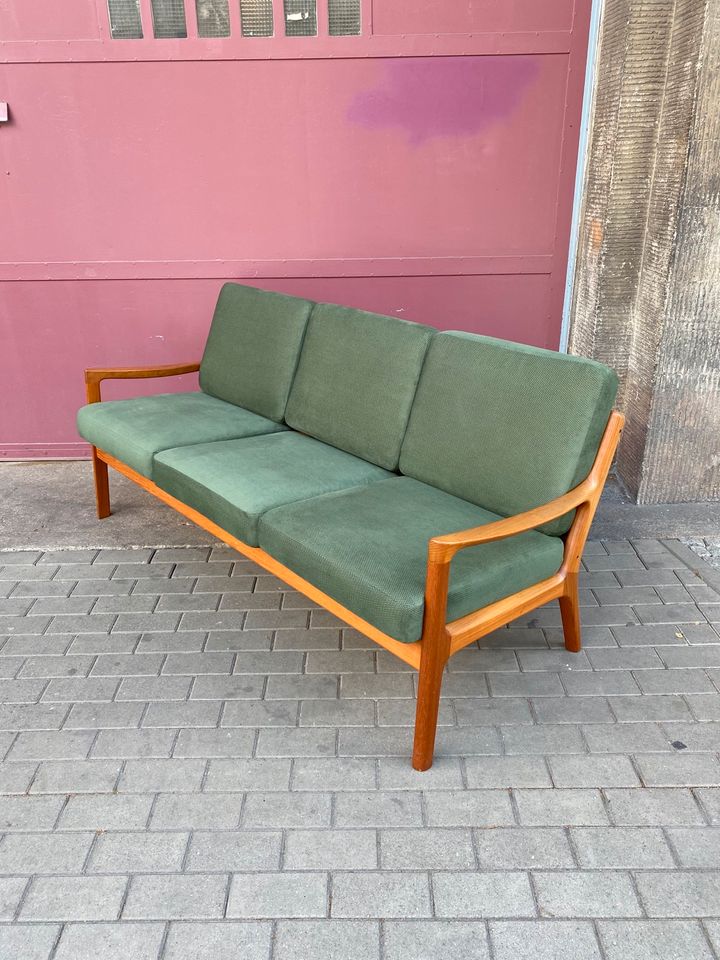 ◤  Daybed Teak Holz Couch Vintage Sofa Sessel Stuhl 50er 60er Teakholz danish Grete jalk Dänisch Design mid Century Chair 60er 70er Retro Stuhl 50er mid Century Danish Design Dänisch Chair Wohnzimmer in Berlin