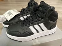 Adidas Sneakers Turnschuhe Hoops mid Kids Gr. 33 schwarz weiß Rheinland-Pfalz - Kastellaun Vorschau