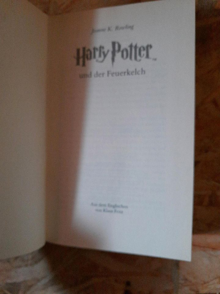 Harry Potter und der Feuerkelch Buch gebunden Teil 4 in Ranstadt