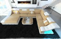 Sofa Couch Wohnlandschaft Turino XXL Leder mit LED Beleuchtung Berlin - Treptow Vorschau