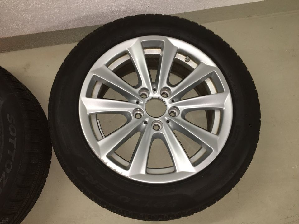 Winterräder 5er BMW, 17 Zoll V-Speiche 236, Pirelli 225/55 R17 97 in Frankfurt am Main