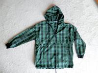 BLOUSON Windjacke Pulli GRÜN Schwarz kariert KARO ZARA Kapuze, M Brandenburg - Potsdam Vorschau