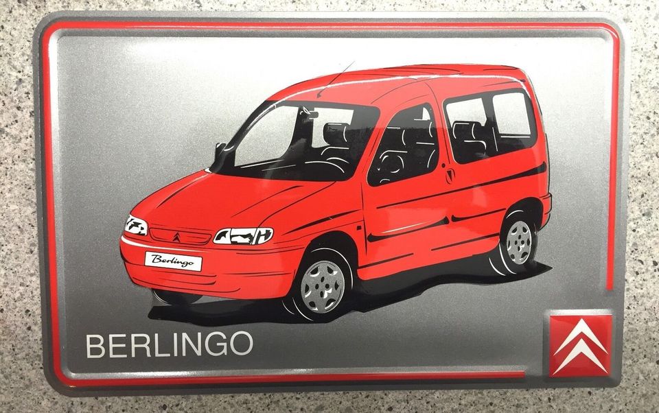 Citroen BERLINGO Blechschild mit Relief-Prägung 3D-Stil Rarität in Oranienburg