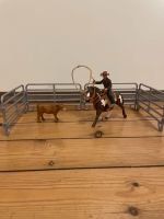 Schleich Farmworld 41418 Cowboy mit Pferd und Kalb Altona - Hamburg Ottensen Vorschau