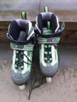 Inline skates,  Inliner Hudora Gr. 29 -32, Rollschuhe verstellbar Sachsen - Haselbachtal Vorschau