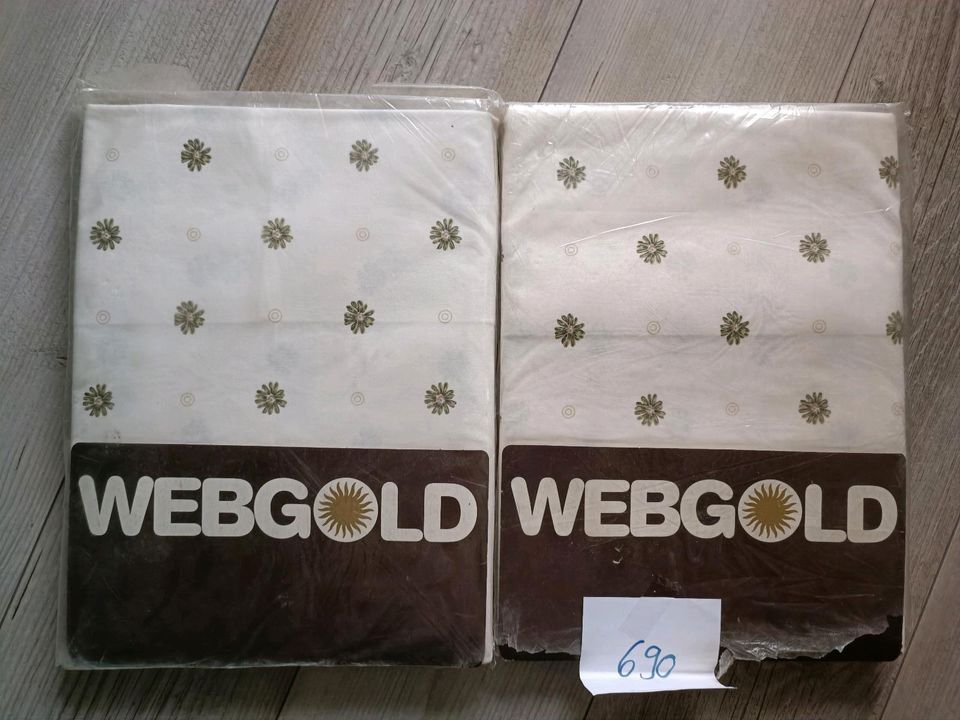 Webgold Bettwäsche 4tlg Silke 5474/735, 135x200, Creme * NEU in Glattbach Unterfr.