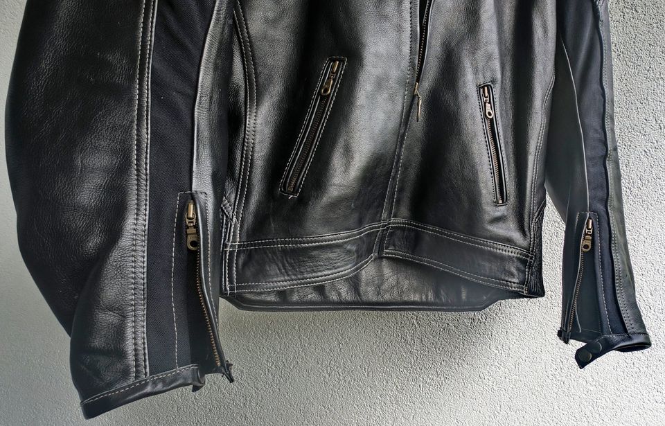 Motorradjacke Retro Lederjacke Skorpion Roadstar schwarz in Wolfenbüttel