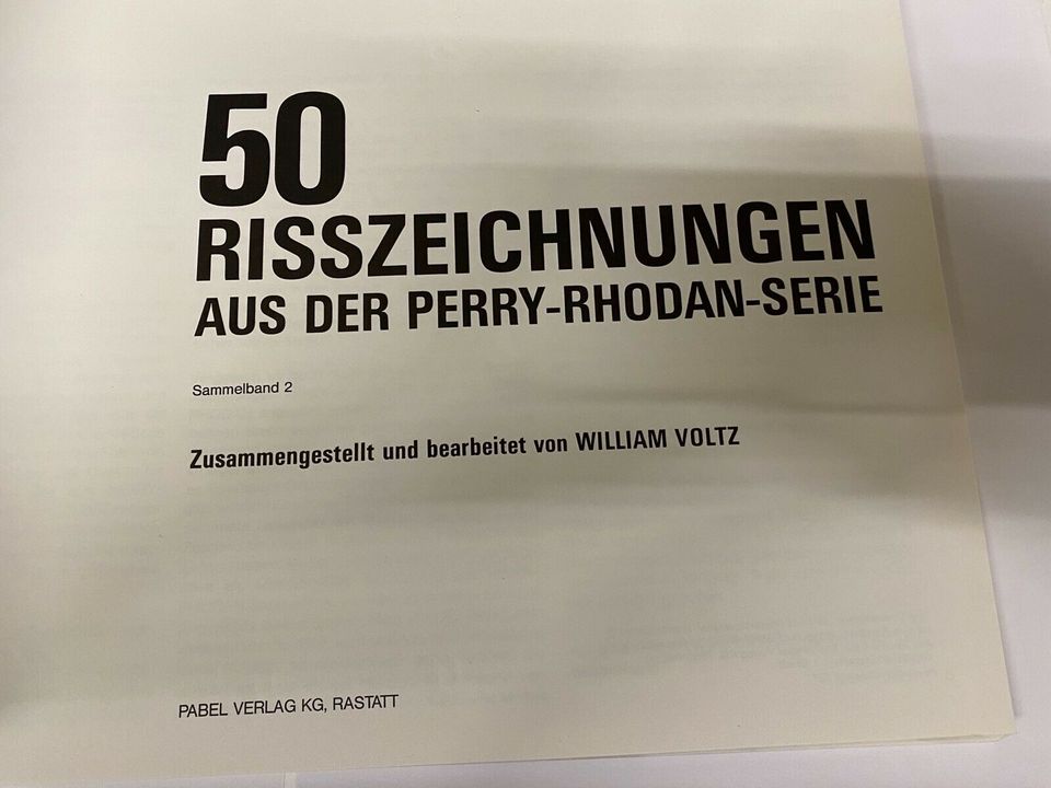 Perry Rhodan Risszeichnungen Band 1-2 in Bergisch Gladbach