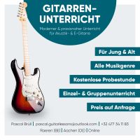 Professioneller Gitarrenunterricht von Live- & Studiomusiker Aachen - Aachen-Mitte Vorschau