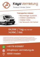 Kaya Vermietung *Transporter mieten Vreden *Wunsch mit Fahrer Nordrhein-Westfalen - Vreden Vorschau