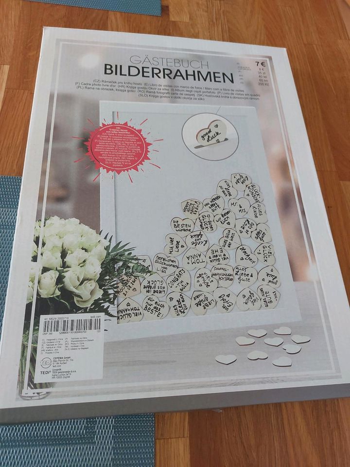 Gästebuch Bilderrahmen Hochzeit in Holzwickede