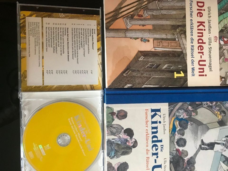 Kinder-Uni Forscher erklären Rätsel Welt. 2 Bücher + 1 Hörbuch CD in Ratingen