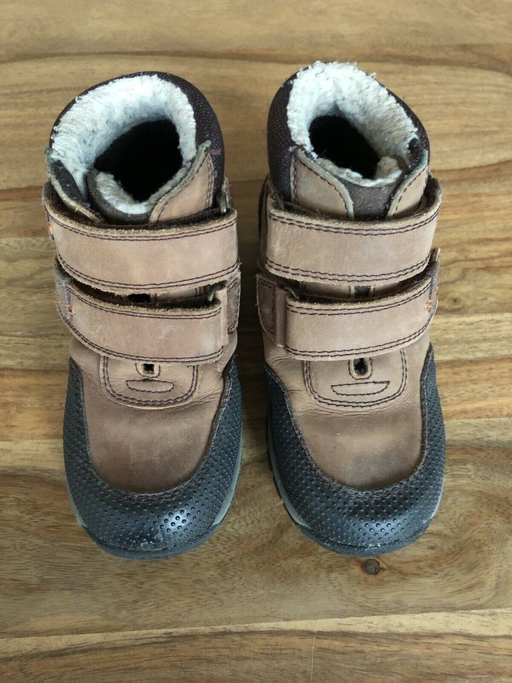 Next Winterschuhe halbhoch * Klett * braun * UK9 / 26,5 * robust! in Ratingen