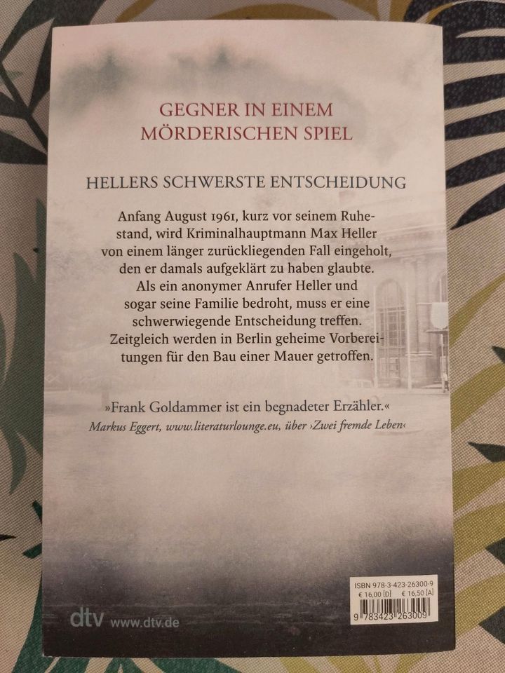 Frank Goldammer Feind des Volkes Max Heller DTV Roman Paperback in Marburg