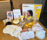 Milchpumpe Medela Swing Flex mit viel Zubehör Niedersachsen - Steyerberg Vorschau