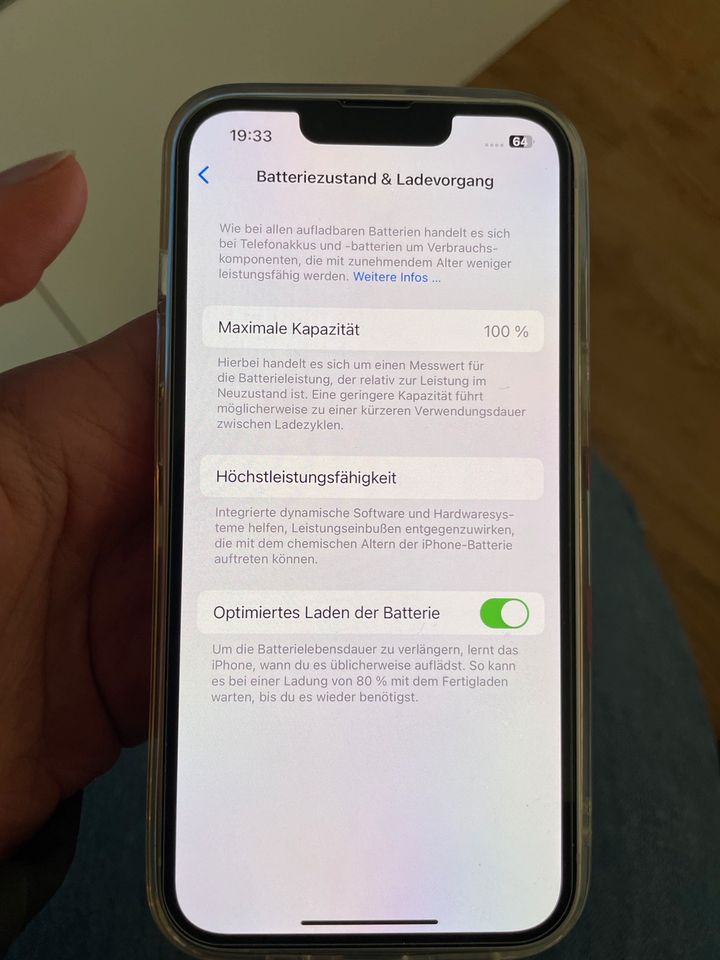I phone 13  neu Akku 100% in Darmstadt