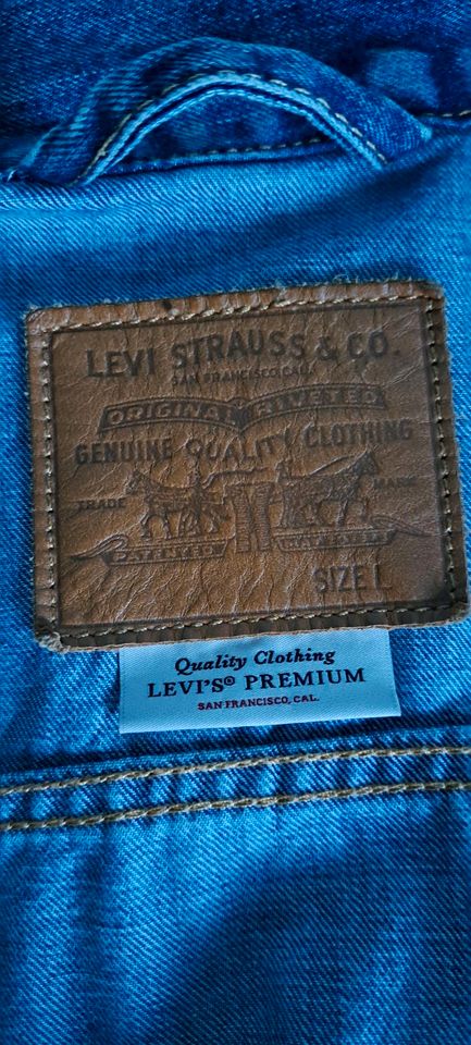 Jeansjacke von Levis für Herren Größe L Farbe Blau Stonewashed in Duisburg