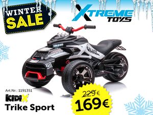 TOYAS Elektro-Kinderauto Kinder Dreirädriges Motorrad 12V