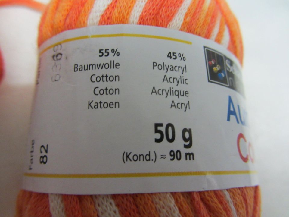 2 Knäuel Aurora orange-gelb in Bad Oeynhausen