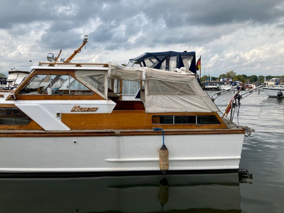 Adler 34 Storebro Motorboot/Motoryacht/Kajütboot in Niederkrüchten
