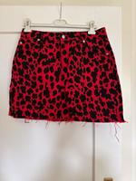Minirock rot-schwarz Leopardenprint Topshop Bayern - Grafing bei München Vorschau