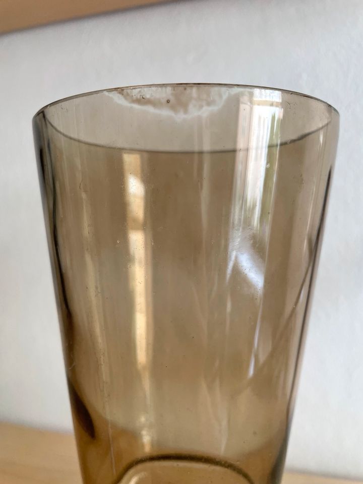 Vase aus Glas 19 cm hoch von Depot in Berlin