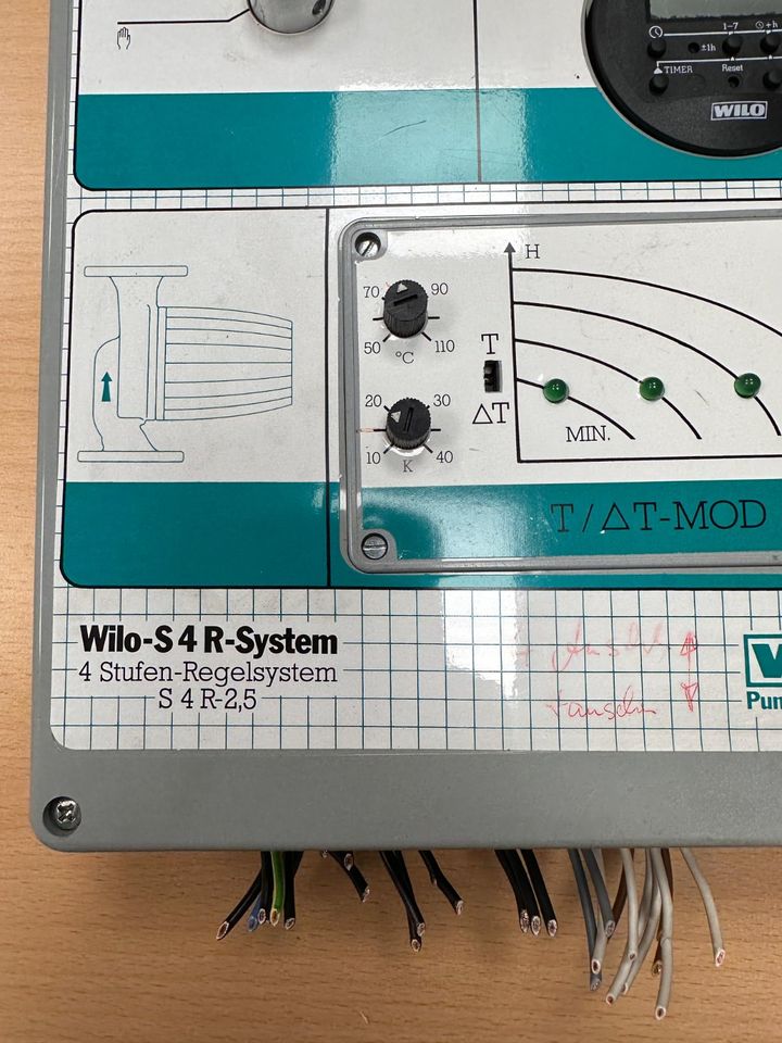 Wilo S4 R System 4 Stufenregelsystem S4R-2,5 mit Digitaluhr in Biebesheim