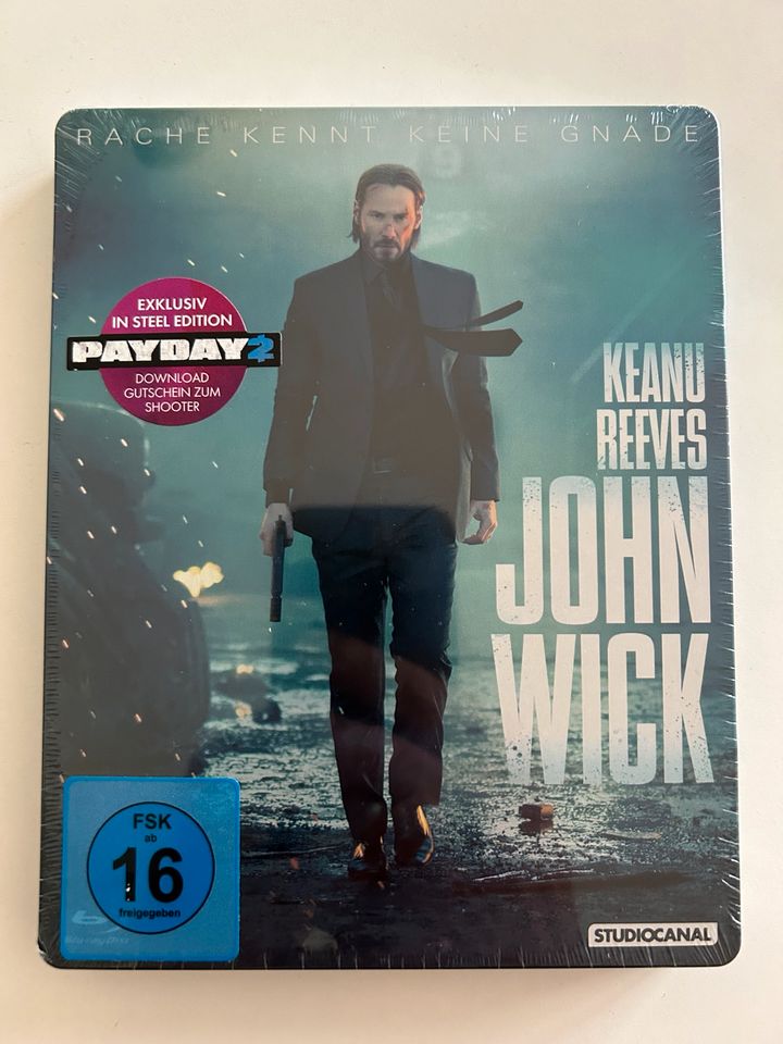 JOHN WICK 1 - Bluray Steelbook - NEU + OVP/ Preis Inkl. Versand! in Rudolstadt