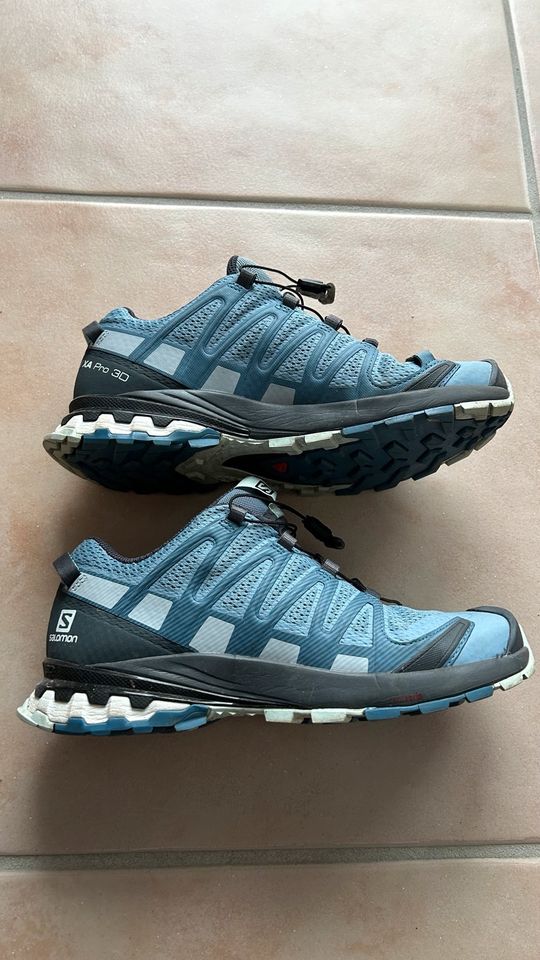 Salomon Damen Wander- Laufschuh blau Gr 38 2/3 in Wattenheim