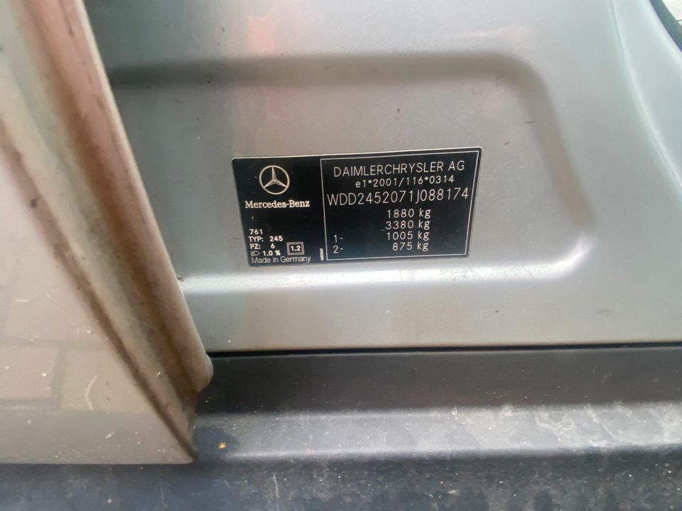 Mercedes B180   Schlachtfest Getriebe Hekklappe Tür Scheinwerfer in Dortmund